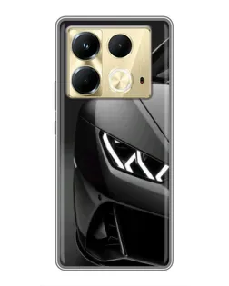 Чохол для Infinix Note 40 з картинкою «Lamborghini фари деталізація»