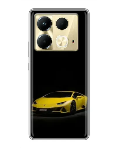 Чохол для Infinix Note 40 з картинкою «Lamborghini жовтий акцент» Чохол для Infinix Note 40 з картинкою «Lamborghini жовтий акцент»