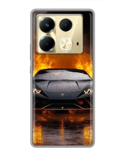 Чохол для Infinix Note 40 з картинкою «Lamborghini у вогні» Чохол для Infinix Note 40 з картинкою «Lamborghini у вогні»