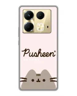 Чохол для Infinix Note 40 з картинкою «Pusheen логотип» Чохол для Infinix Note 40 з картинкою «Pusheen логотип»