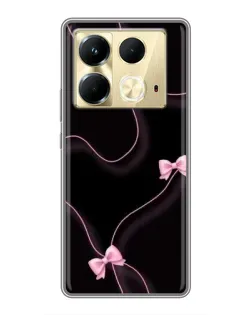 Чохол для Infinix Note 40 з картинкою «Рожеві стрічки»