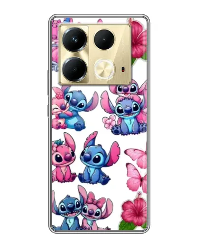 Чохол для Infinix Note 40 з картинкою «Стікери Stitch та Angel» Чохол для Infinix Note 40 з картинкою «Стікери Stitch та Angel»