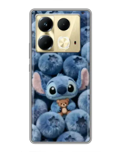 Чохол для Infinix Note 40 з картинкою «Стіч та лохина» Чохол для Infinix Note 40 з картинкою «Стіч та лохина»