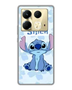 Чохол для Infinix Note 40 з картинкою «Stitch серед квітів»