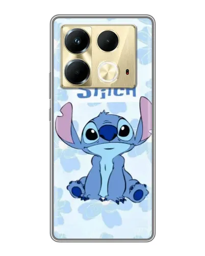 Чохол для Infinix Note 40 з картинкою «Stitch серед квітів» Чохол для Infinix Note 40 з картинкою «Stitch серед квітів»
