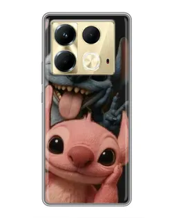 Чохол для Infinix Note 40 з картинкою «Стіч та Ангел»