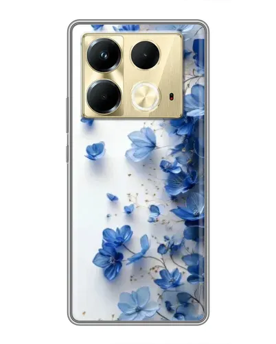 Чохол для Infinix Note 40 з картинкою «Блакитний квітковий каскад» Чохол для Infinix Note 40 з картинкою «Блакитний квітковий каскад»