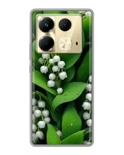 Чохол для Infinix Note 40 з картинкою «Конвалії в зелені»