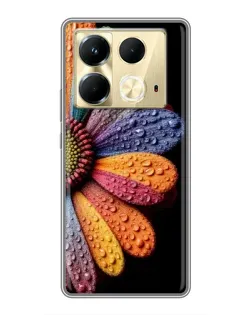 Чохол для Infinix Note 40 з картинкою «Райдужна квітка»