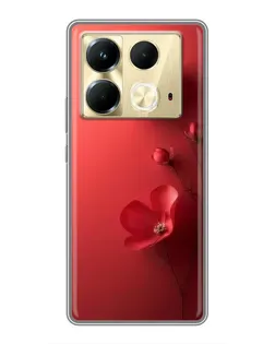 Чохол для Infinix Note 40 з картинкою «Макові суцвіття»