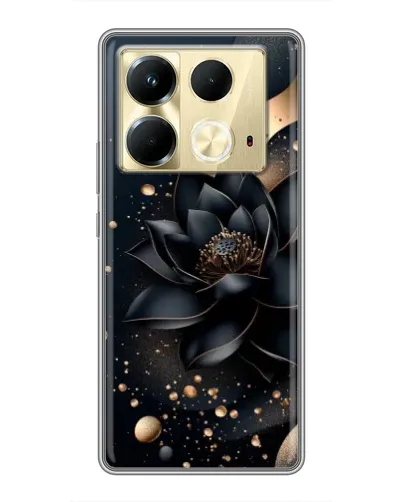Чохол для Infinix Note 40 з картинкою «Чорний лотос» Чохол для Infinix Note 40 з картинкою «Чорний лотос»
