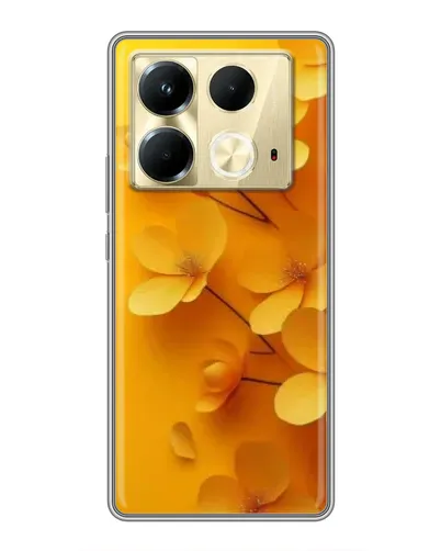 Чохол для Infinix Note 40 з картинкою «Золоті пелюстки» Чохол для Infinix Note 40 з картинкою «Золоті пелюстки»