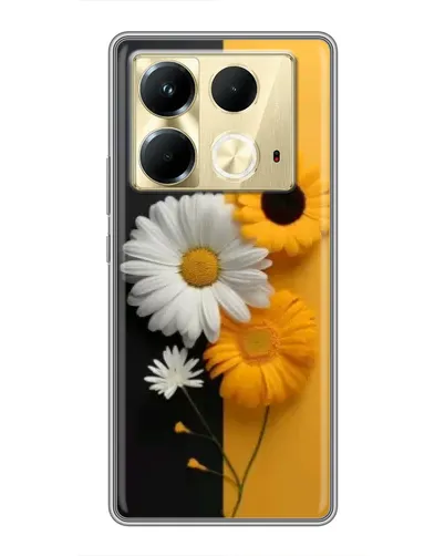 Чохол для Infinix Note 40 з картинкою «Соняшник та ромашка» Чохол для Infinix Note 40 з картинкою «Соняшник та ромашка»