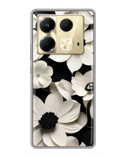 Чохол для Infinix Note 40 з картинкою «Об'ємні білі квіти» Чохол для Infinix Note 40 з картинкою «Об'ємні білі квіти»