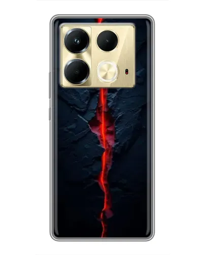 Чохол для Infinix Note 40 з картинкою «Червона лавова тріщина» Чохол для Infinix Note 40 з картинкою «Червона лавова тріщина»