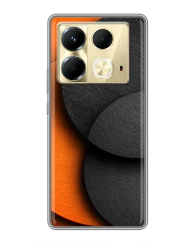 Чохол для Infinix Note 40 з картинкою «Геометрія помаранчевих кіл» Чохол для Infinix Note 40 з картинкою «Геометрія помаранчевих кіл»