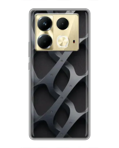 Чохол для Infinix Note 40 з картинкою «Об'ємне сіре плетіння» Чохол для Infinix Note 40 з картинкою «Об'ємне сіре плетіння»
