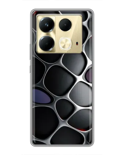 Чохол для Infinix Note 40 з картинкою «Об'ємна темна решітка» Чохол для Infinix Note 40 з картинкою «Об'ємна темна решітка»
