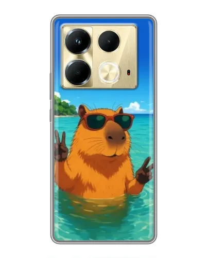 Чохол для Infinix Note 40 з картинкою «Морська капібара» Чохол для Infinix Note 40 з картинкою «Морська капібара»