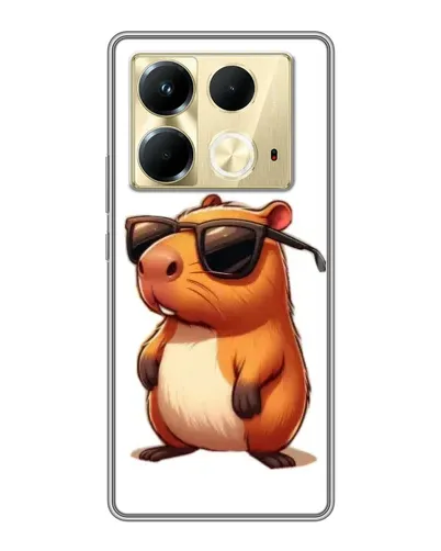 Чохол для Infinix Note 40 з картинкою «Капібара в окулярах» Чохол для Infinix Note 40 з картинкою «Капібара в окулярах»