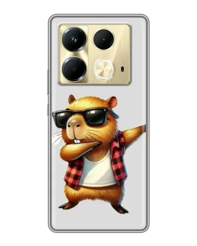 Чохол для Infinix Note 40 з картинкою «Капібара репер даб» Чохол для Infinix Note 40 з картинкою «Капібара репер даб»