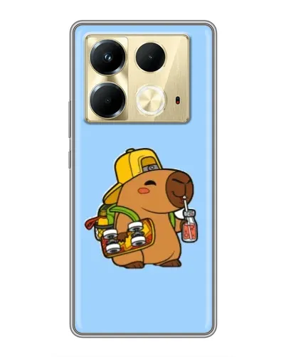 Чохол для Infinix Note 40 з картинкою «Капібара на скейті» Чохол для Infinix Note 40 з картинкою «Капібара на скейті»