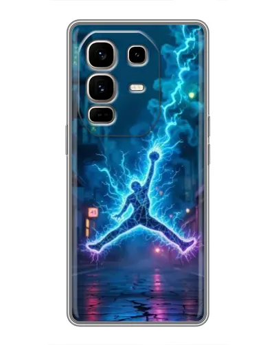 Чохол для Infinix Note 50 Pro Plus з картинкою «Jordan Gold Jumpman» Чохол для Infinix Note 50 Pro Plus з картинкою «Jordan Gold Jumpman»