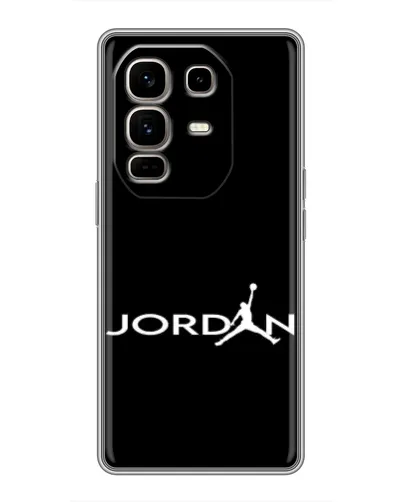 Чохол для Infinix Note 50 Pro Plus з картинкою «Jordan White Logo» Чохол для Infinix Note 50 Pro Plus з картинкою «Jordan White Logo»