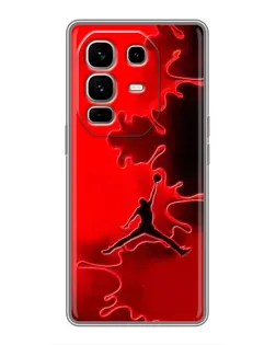 Чохол для Infinix Note 50 Pro Plus з картинкою «Jordan Red Smoke»