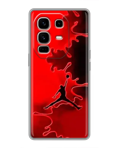 Чохол для Infinix Note 50 Pro Plus з картинкою «Jordan Red Smoke» Чохол для Infinix Note 50 Pro Plus з картинкою «Jordan Red Smoke»
