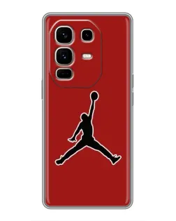 Чохол для Infinix Note 50 Pro Plus з картинкою «Jordan Red Back»