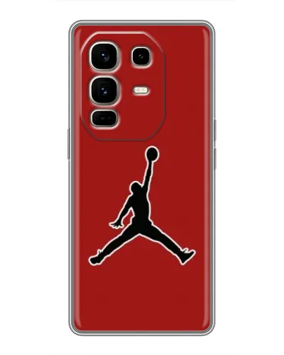 Чохол для Infinix Note 50 Pro Plus з картинкою «Jordan Red Back» Чохол для Infinix Note 50 Pro Plus з картинкою «Jordan Red Back»