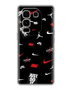 Чохол для Infinix Note 50 Pro Plus з картинкою «Nike Mix Pattern»