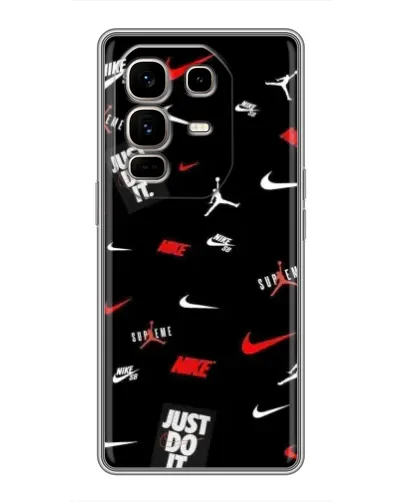 Чохол для Infinix Note 50 Pro Plus з картинкою «Nike Mix Pattern» Чохол для Infinix Note 50 Pro Plus з картинкою «Nike Mix Pattern»