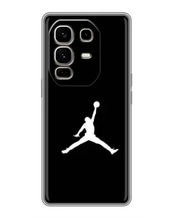 Чохол для Infinix Note 50 Pro Plus з картинкою «Jordan Silhouette»