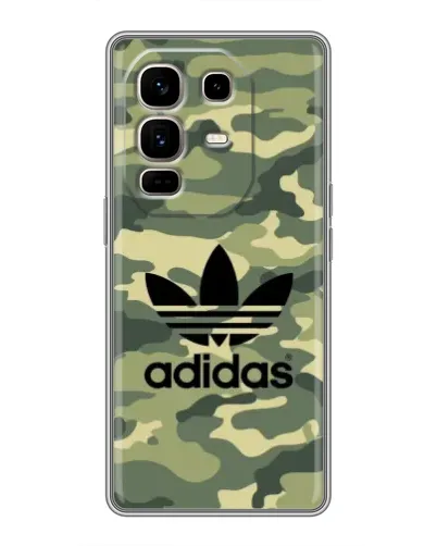 Чехол для Infinix Note 50 Pro Plus с картинкой «Милитари стиль Adidas» Чехол для Infinix Note 50 Pro Plus с картинкой «Милитари стиль Adidas»