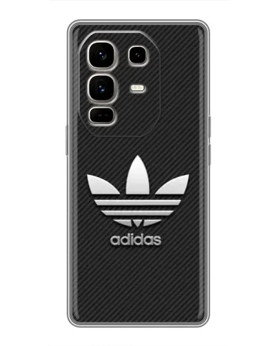 Чехол для Infinix Note 50 Pro Plus с картинкой «Adidas Карбоновая текстура» Чехол для Infinix Note 50 Pro Plus с картинкой «Adidas Карбоновая текстура»