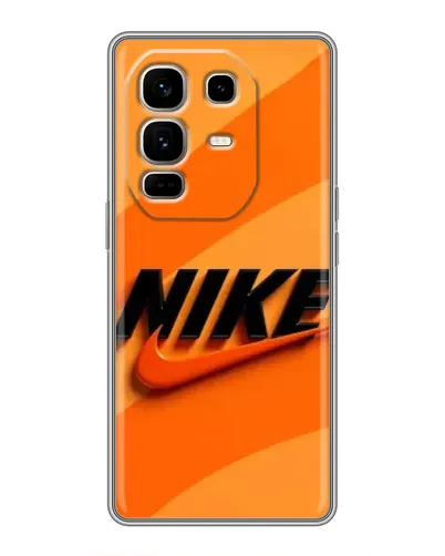 Чехол для Infinix Note 50 Pro Plus с картинкой «Оранжевый драйв Nike»
