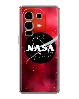 Чехол для Infinix Note 50 Pro Plus с картинкой «NASA — красная туманность»