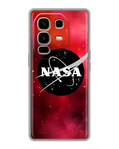 Чехол для Infinix Note 50 Pro Plus с картинкой «NASA — красная туманность»