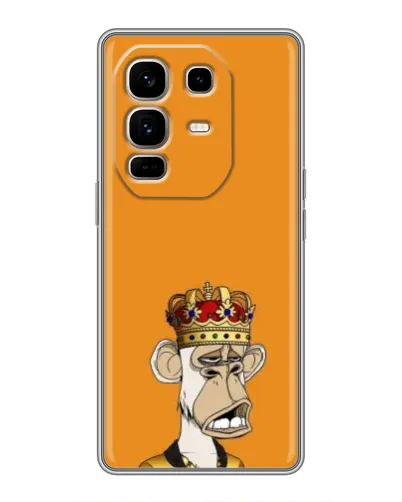 Чехол для Infinix Note 50 Pro Plus с картинкой «Золотая обезьяна Bored Ape»