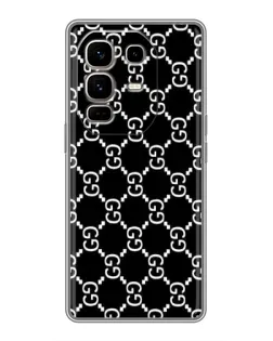 Чехол для Infinix Note 50 Pro Plus с картинкой «Gucci — сетчатый паттерн»