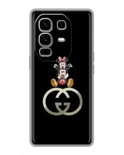 Чехол для Infinix Note 50 Pro Plus с картинкой «Минни Маус на лого» Чехол для Infinix Note 50 Pro Plus с картинкой «Минни Маус на лого»