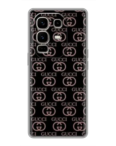 Чехол для Infinix Note 50 Pro Plus с картинкой «Классическая монограмма Gucci»