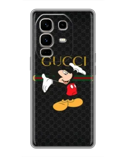 Чехол для Infinix Note 50 Pro Plus с картинкой «Микки Маус Gucci»