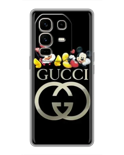Чехол для Infinix Note 50 Pro Plus с картинкой «Gucci — герои Disney»