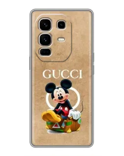 Чехол для Infinix Note 50 Pro Plus с картинкой «Микки Маус Gucci — крафт» Чехол для Infinix Note 50 Pro Plus с картинкой «Микки Маус Gucci — крафт»