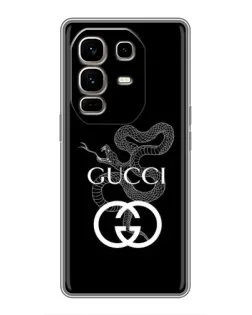 Чехол для Infinix Note 50 Pro Plus с картинкой «Gucci — серебряная змея» Чехол для Infinix Note 50 Pro Plus с картинкой «Gucci — серебряная змея»