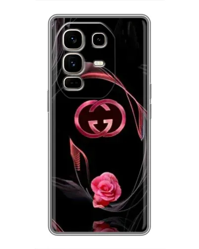 Чехол для Infinix Note 50 Pro Plus с картинкой «Gucci — неоновая роза»