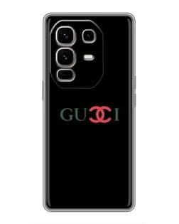 Чехол для Infinix Note 50 Pro Plus с картинкой «Gucci — красный градиент» Чехол для Infinix Note 50 Pro Plus с картинкой «Gucci — красный градиент»